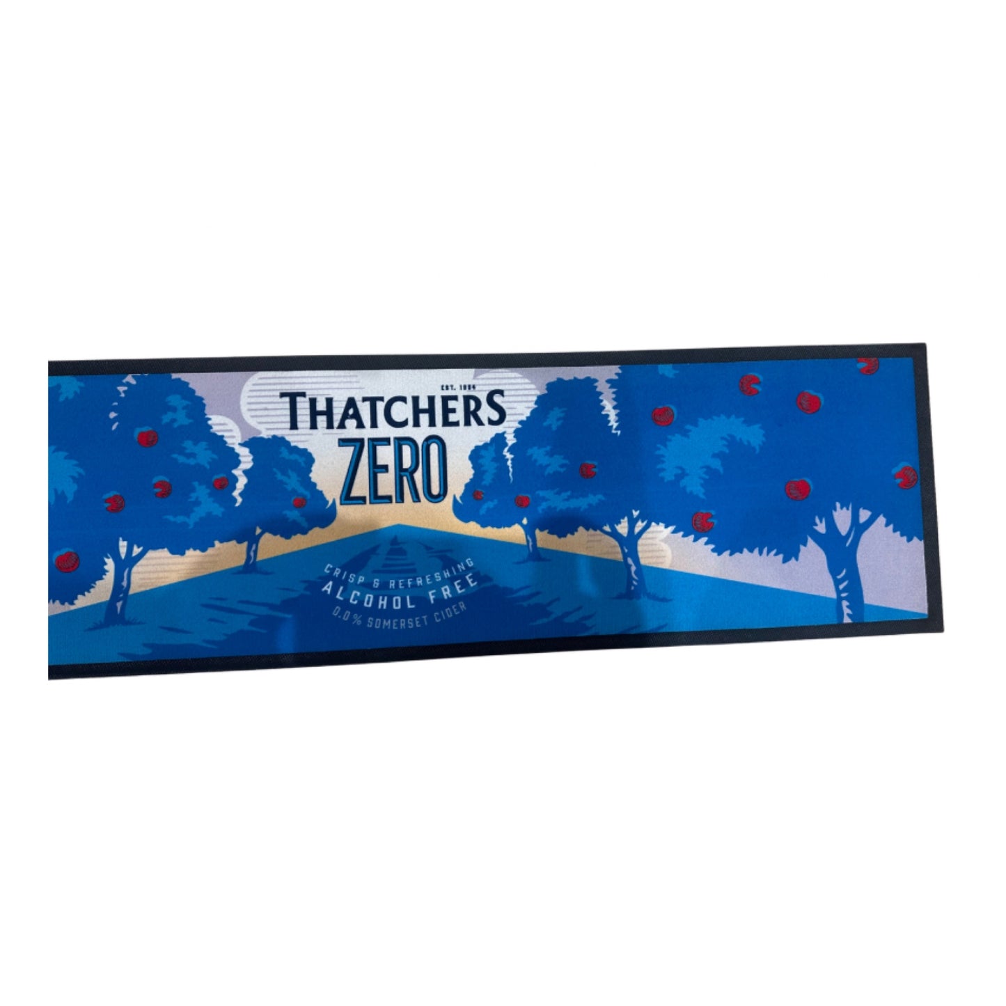 Thatchers Zero Cider Rubber Bar Runner 88cm X 24cm
