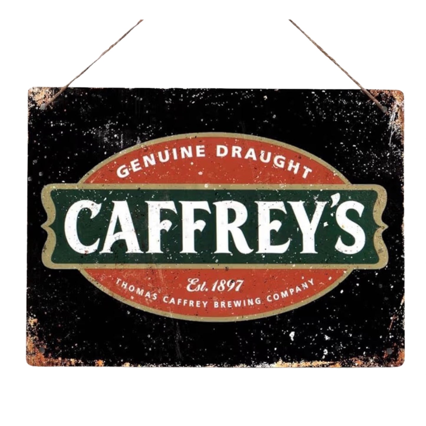 Caffreys Tin Sign A4 Size