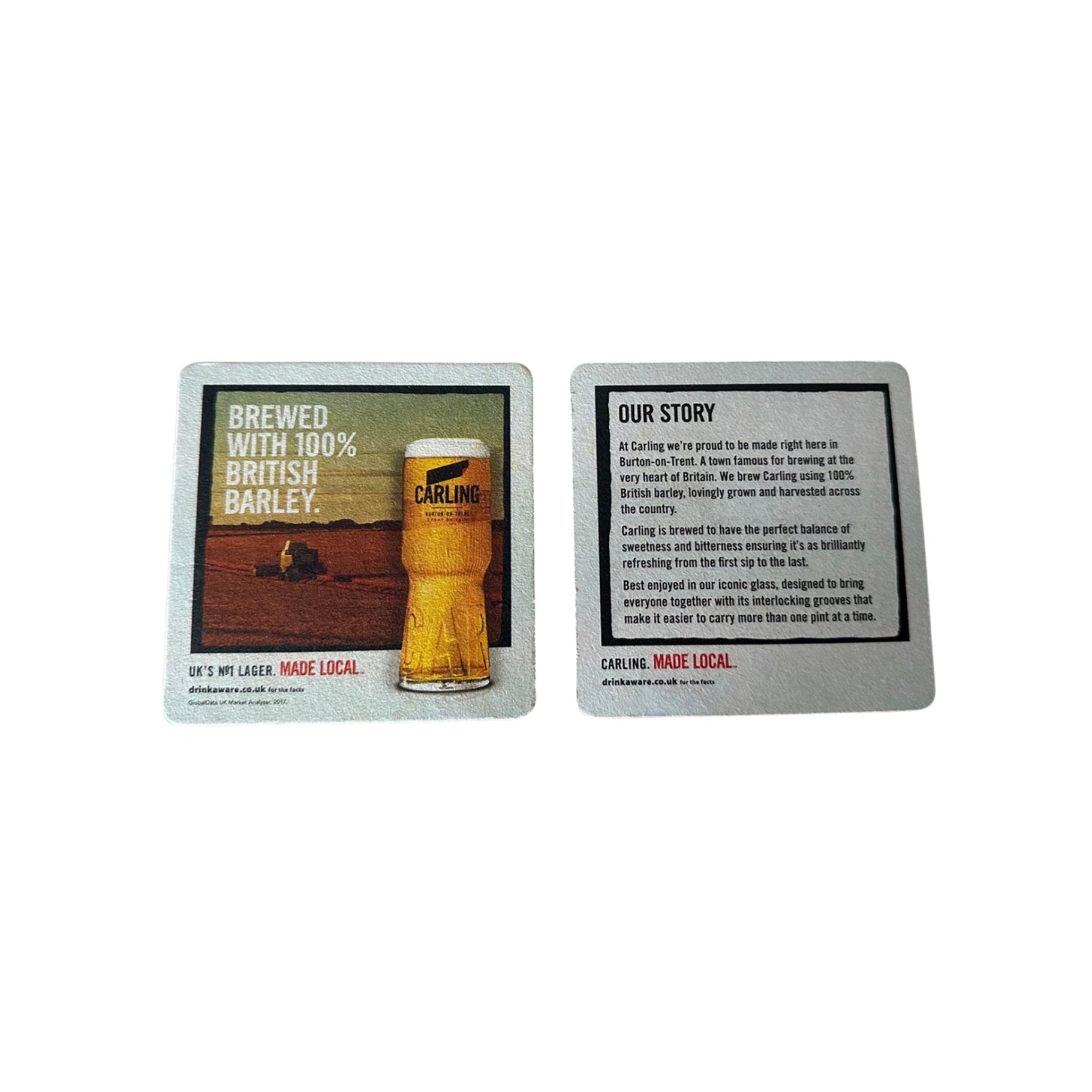 Carling Beer Coasters 100 PACK