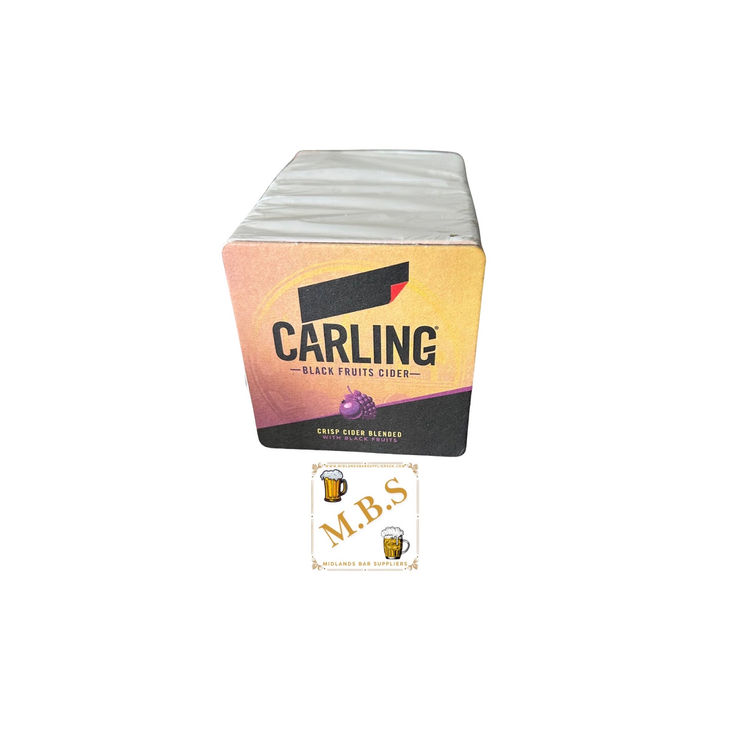 Carling Black Fruits Cider Beer Coasters 100 PACK