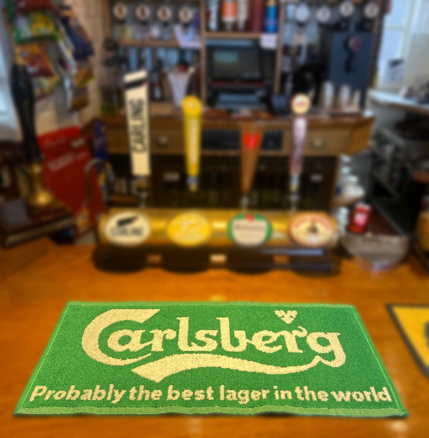 Brand New Set of 3 Carlsberg Bar Towels