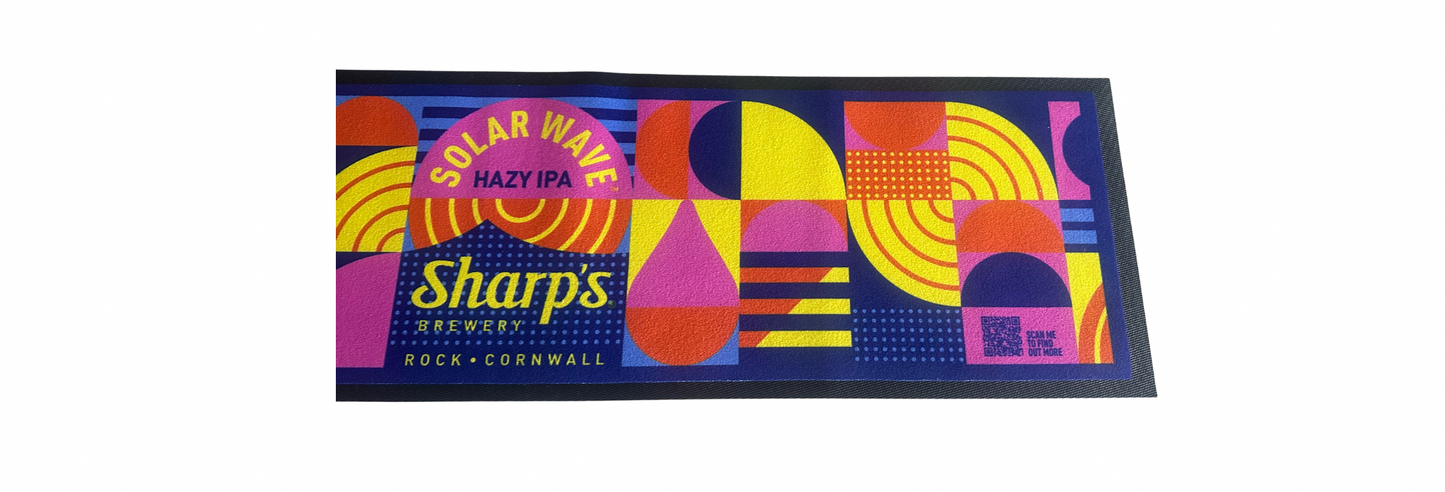 Solar Wave HAZY IPA Born Hazy Brewed Juicy Bar Runner 88cm X 24cm