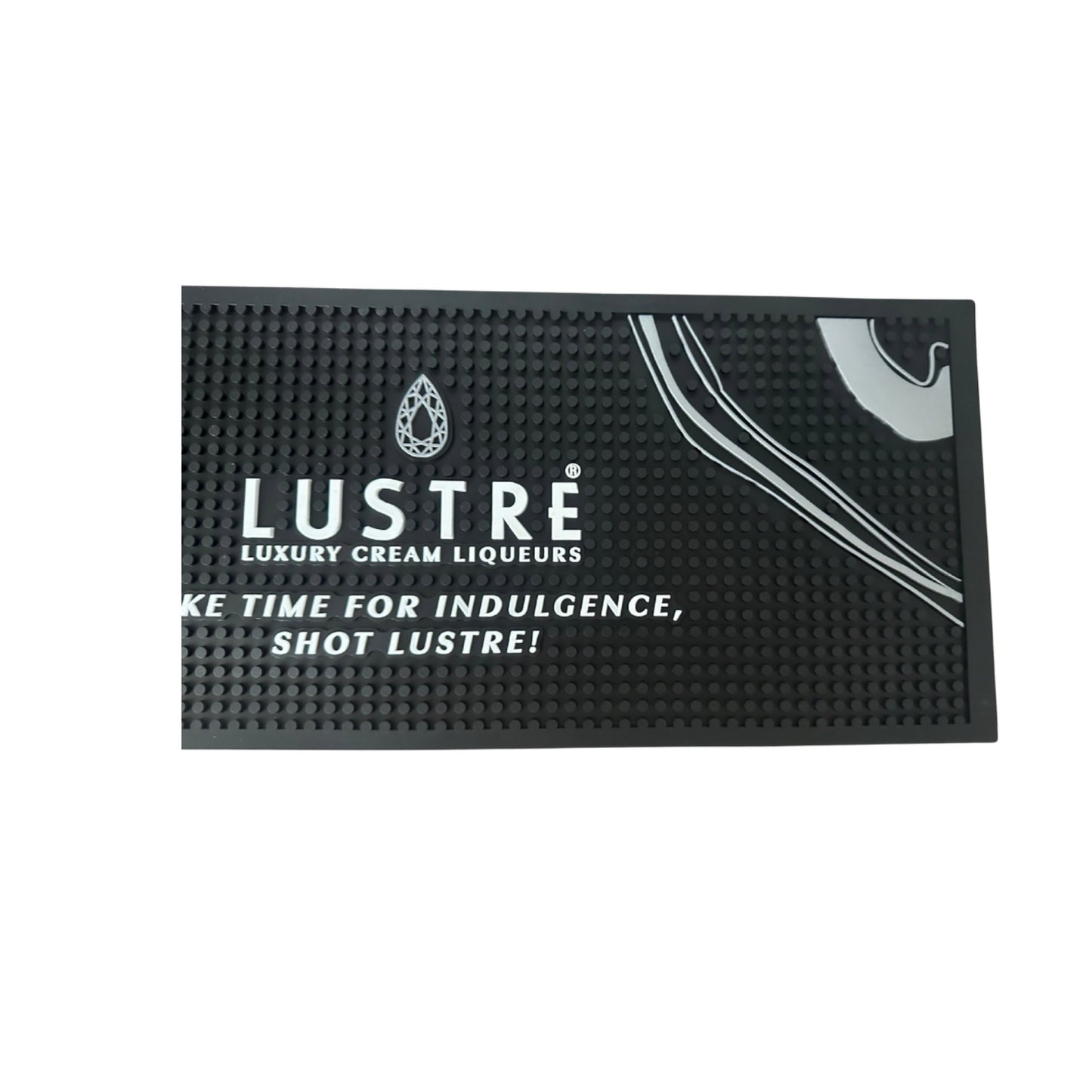 Lustre Luxury Cream Liqueurs Rubber Bar Runner 50cm X 20cm