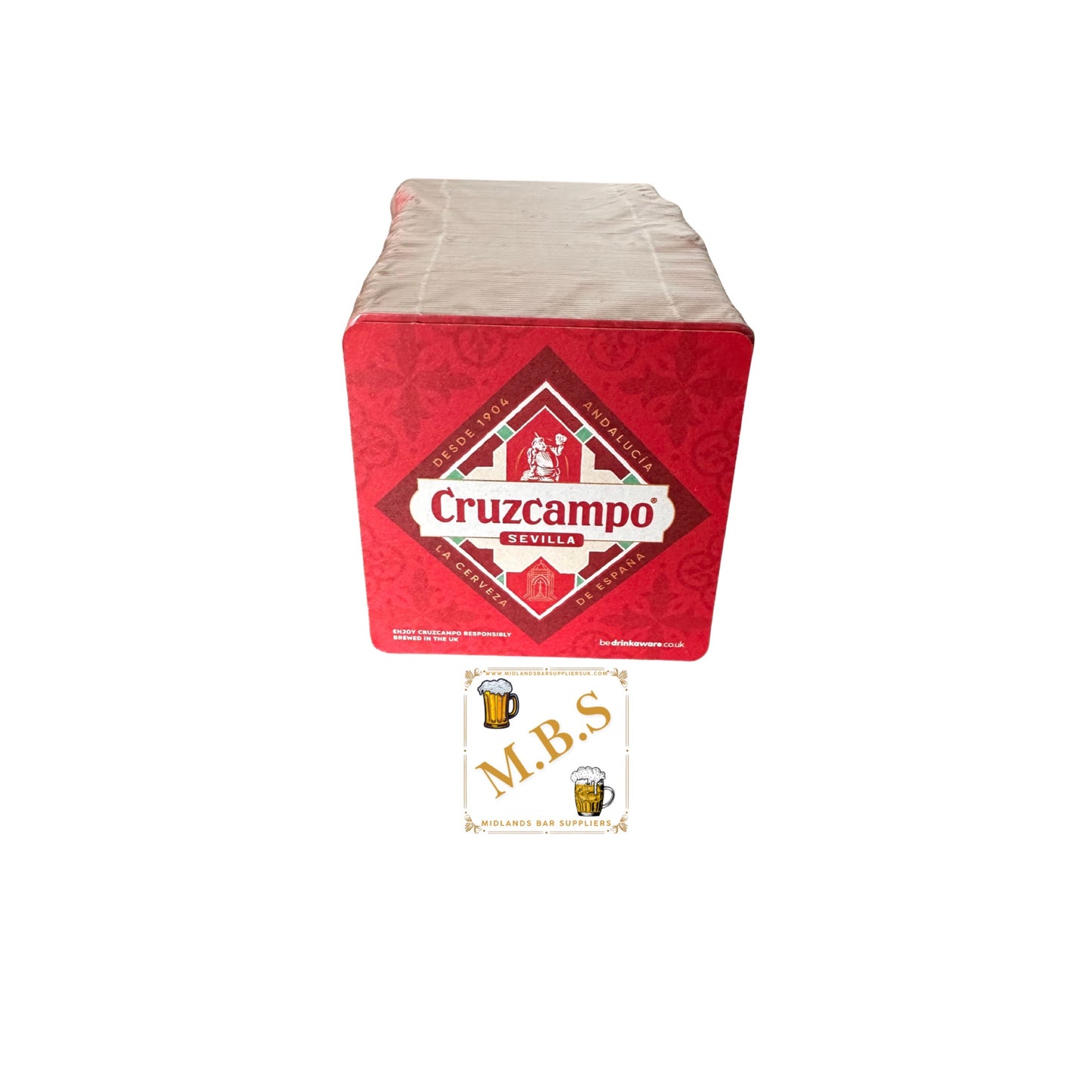 Cruzcampo Beer Coasters 100 PACK