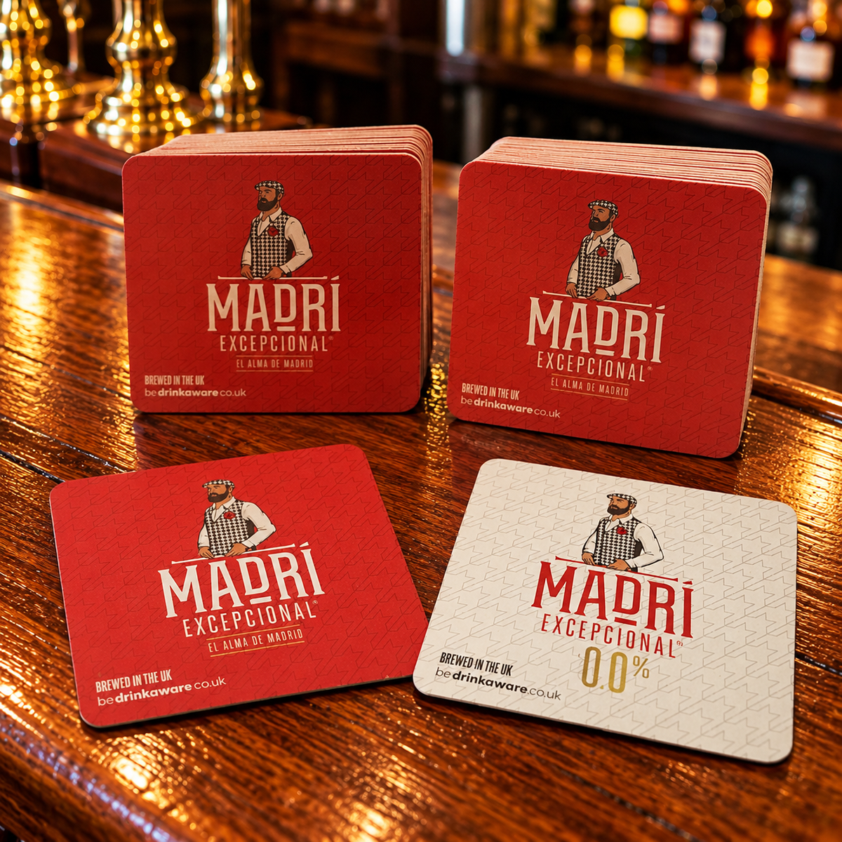 Madri 0.0 Beer Coasters Pack Of 100