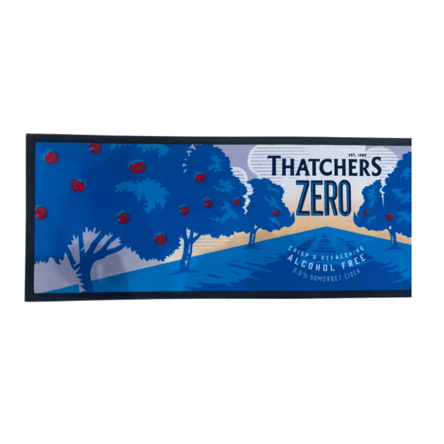 Thatchers Zero Cider Rubber Bar Runner 88cm X 24cm