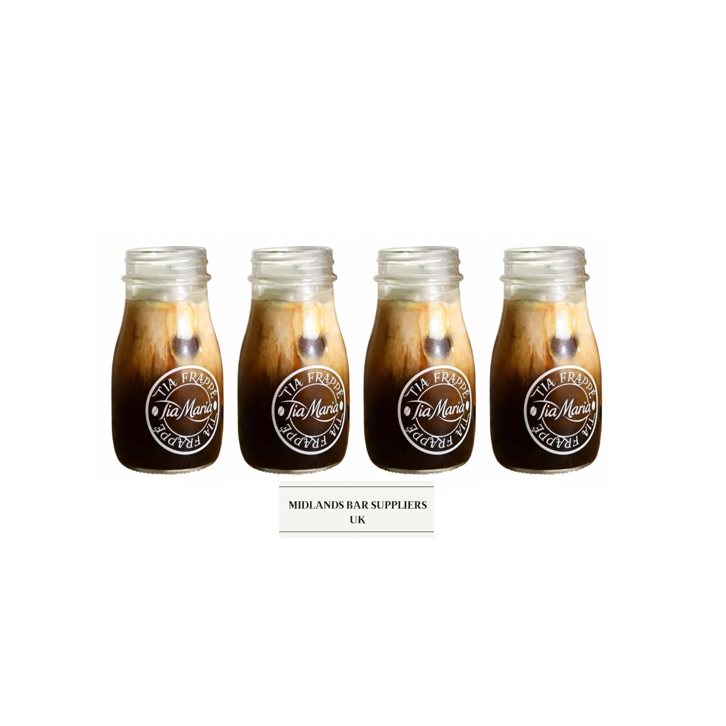 Set of 4 Tia Maria Iced Coffee Glasses
