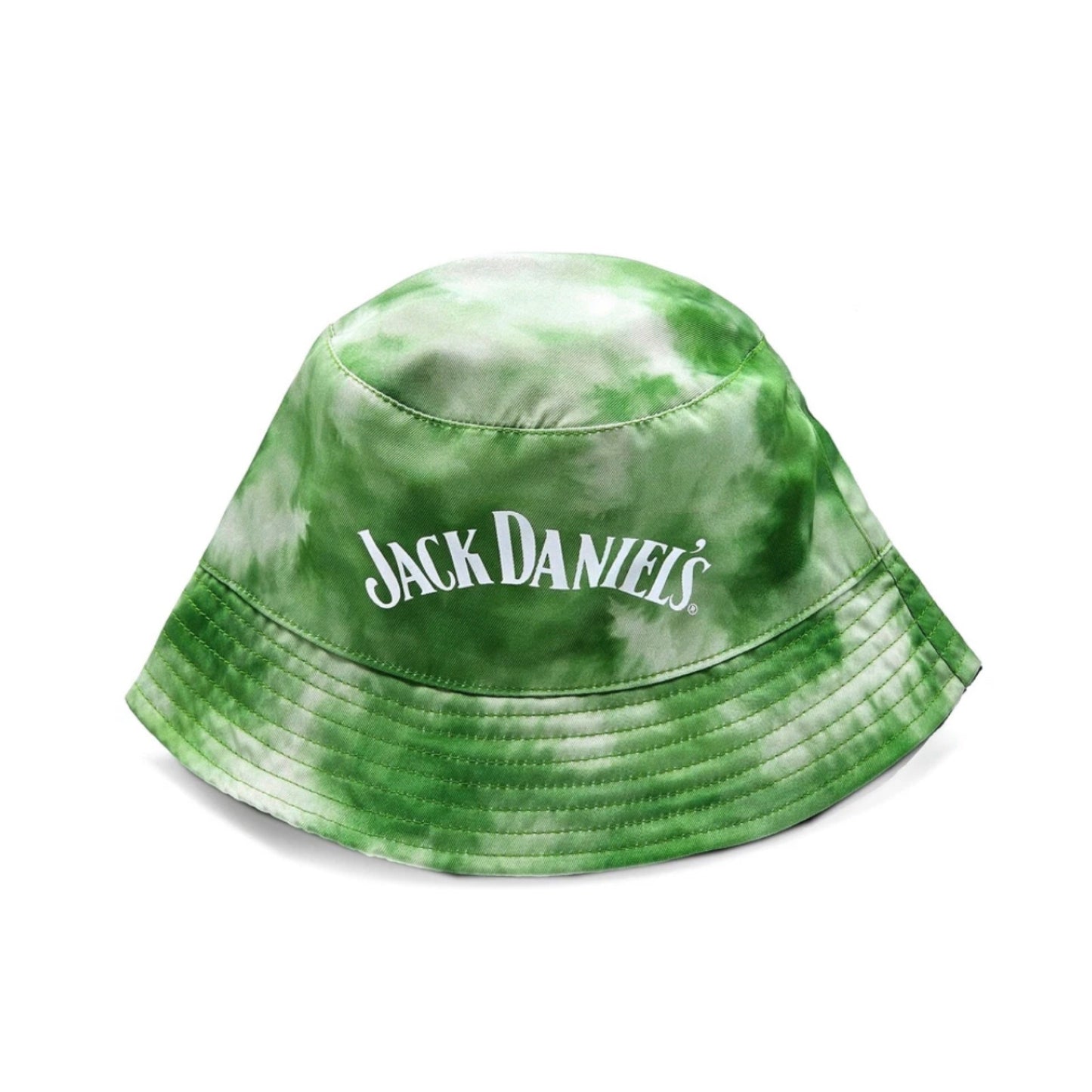 Jack Daniels Reversible Bucket Hat - Black/Green - Plus 1X Thin Midlands Bar Suppliers Beer Coaster