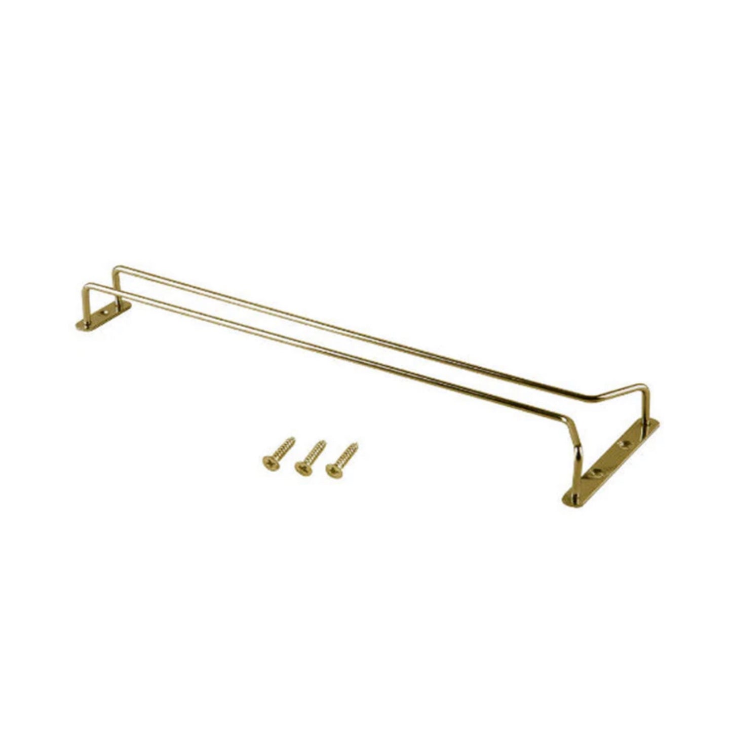 Brass Plated Wine Glass Hanger - 16inch