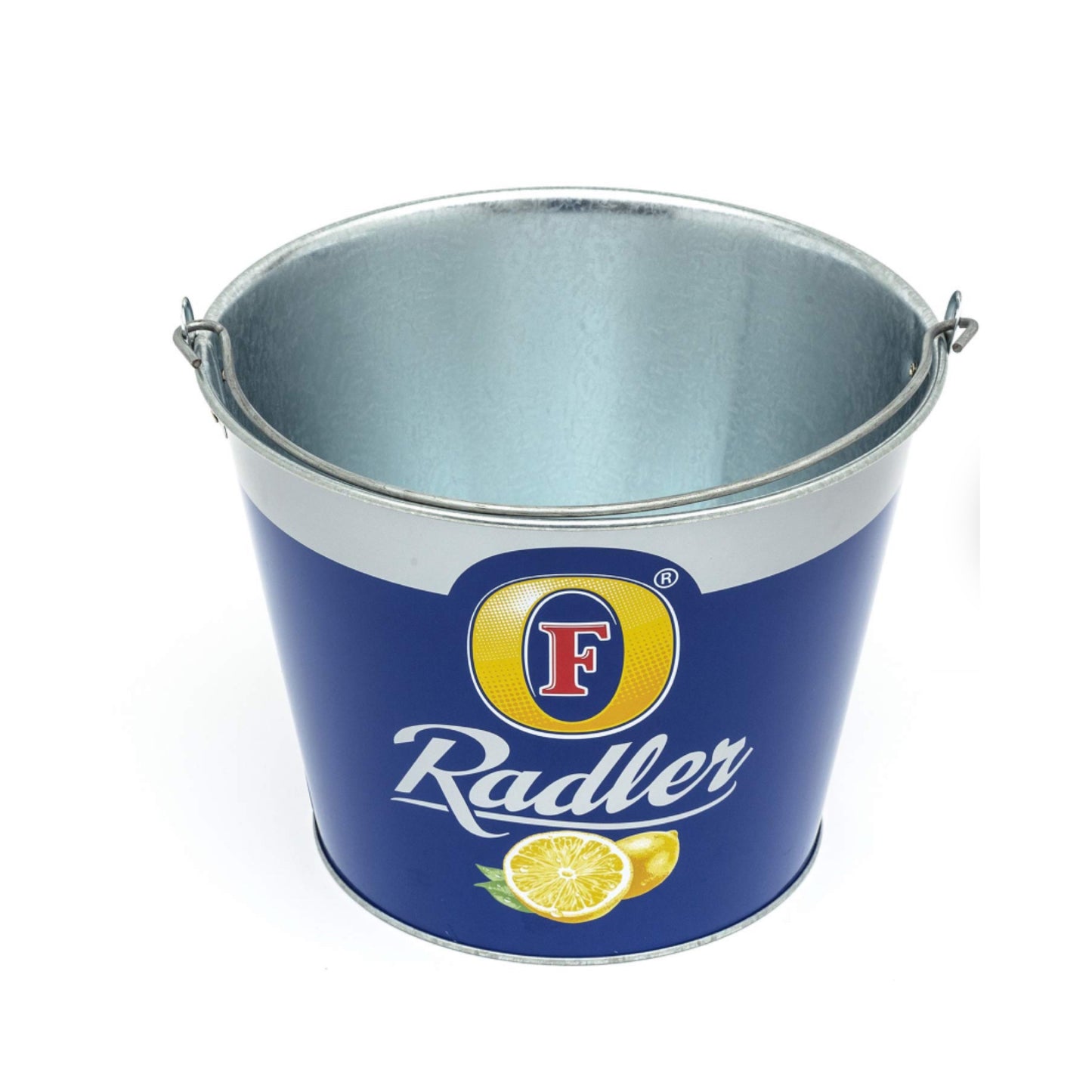 Branded Fosters Radler Metal Ice Bucket / Home Pub Bar / Party / Drinks Cooler