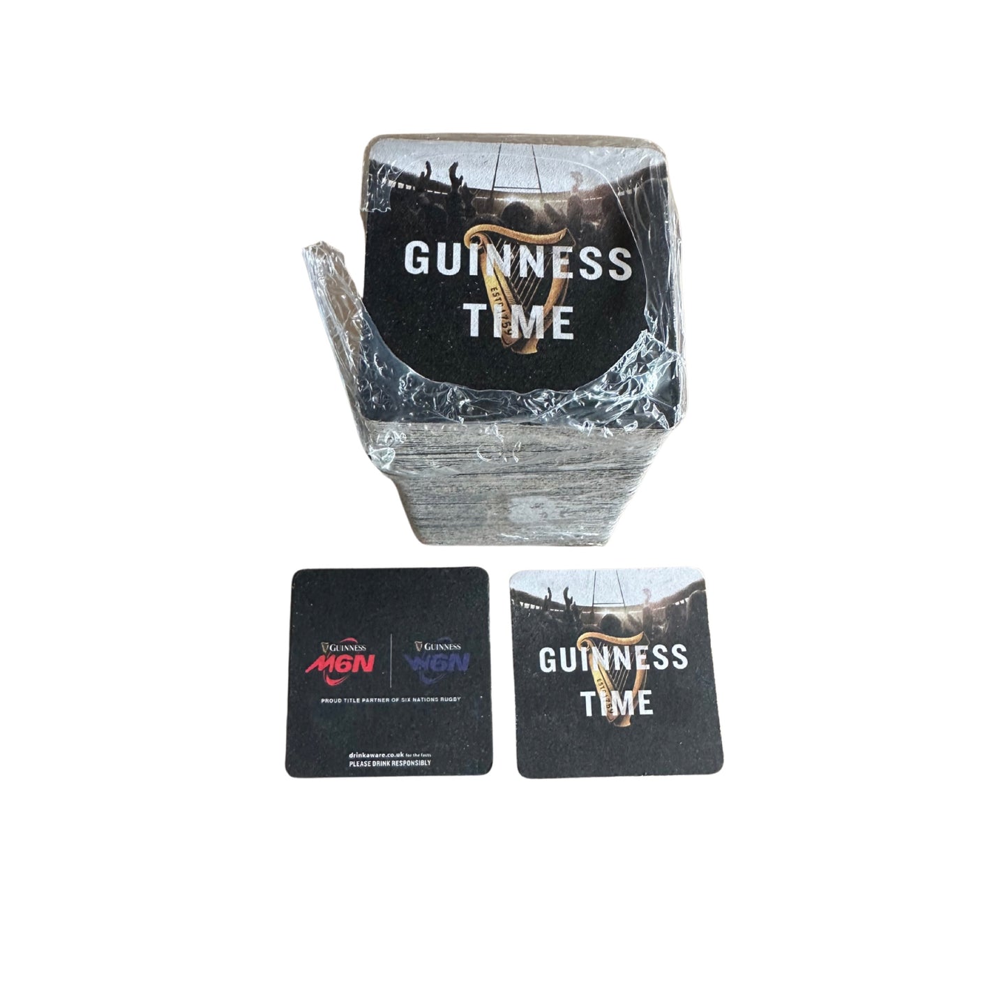 Pack of 100 Guinness Beer Coasters