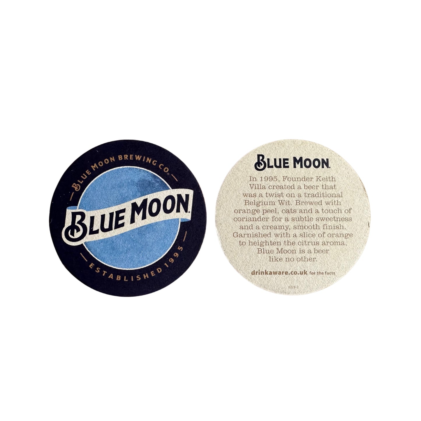 Blue Moon Beer Coasters Pack of 100
