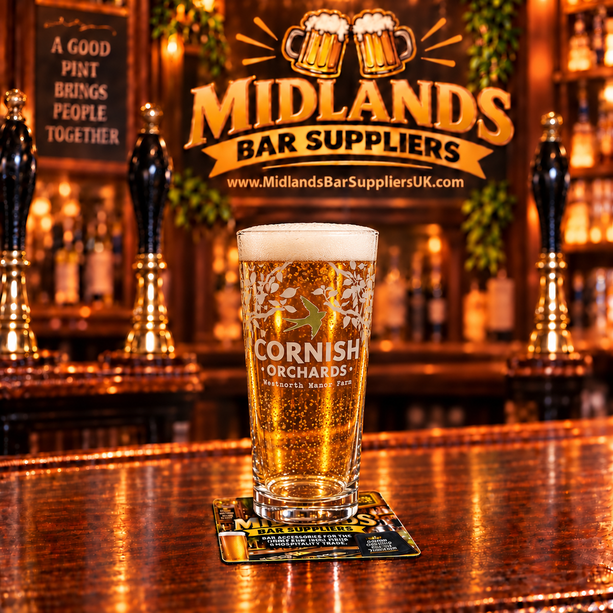 Cornish Orchards Cider Pint Glass