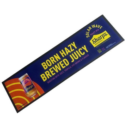 Solar Wave HAZY IPA Born Hazy Brewed Juicy Bar Runner 88cm X 24cm