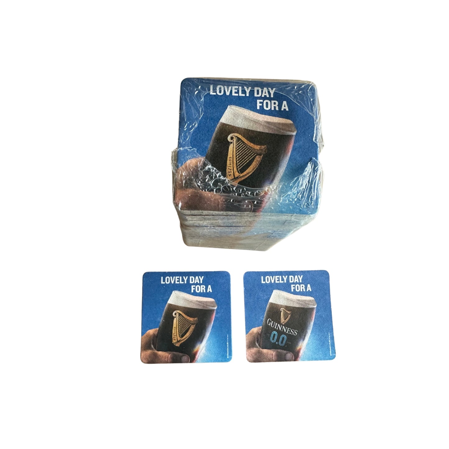 Pack of 100 Guinness Beer Coasters