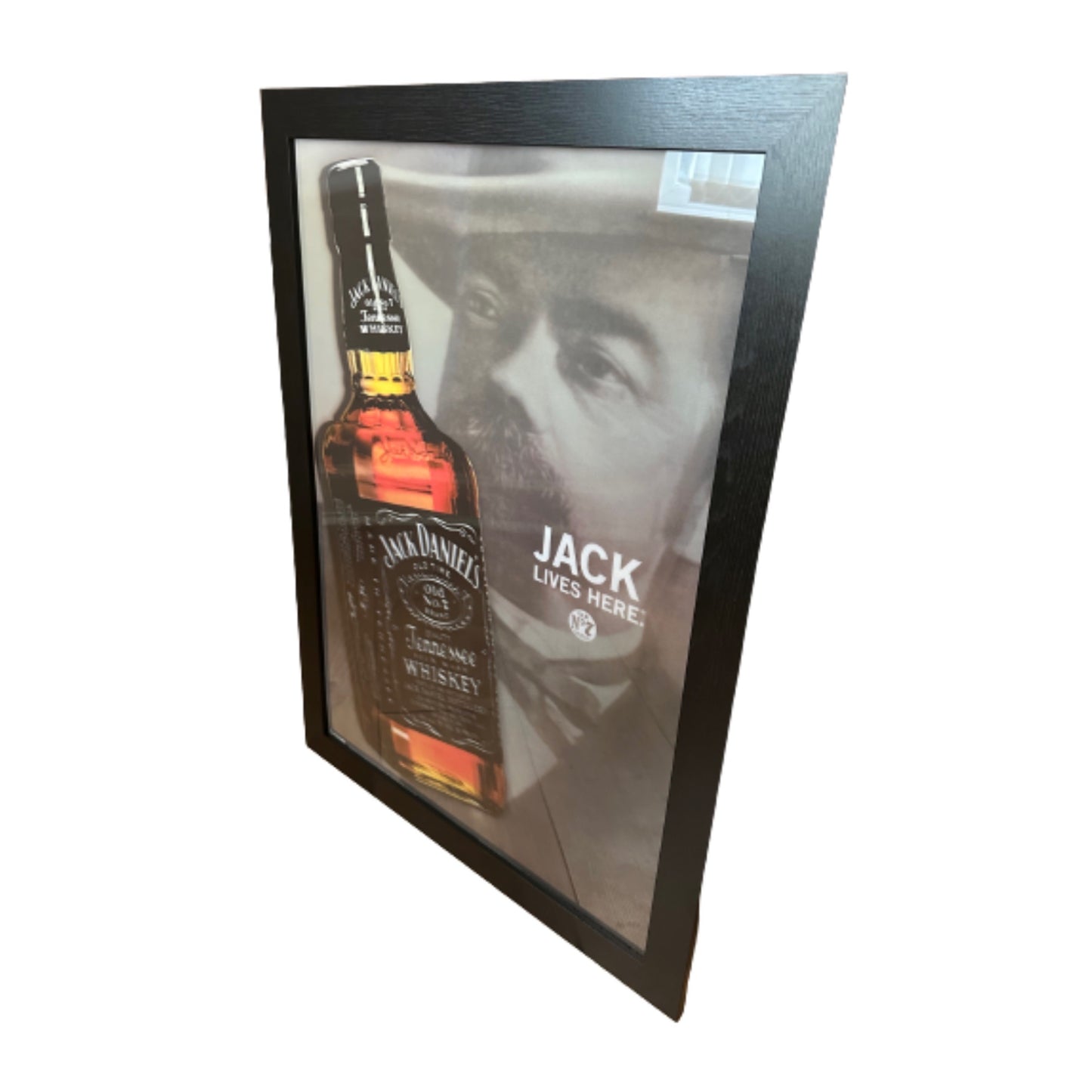 Jack Daniels 3D Poster Print With Frame 67CM x 46.5CM