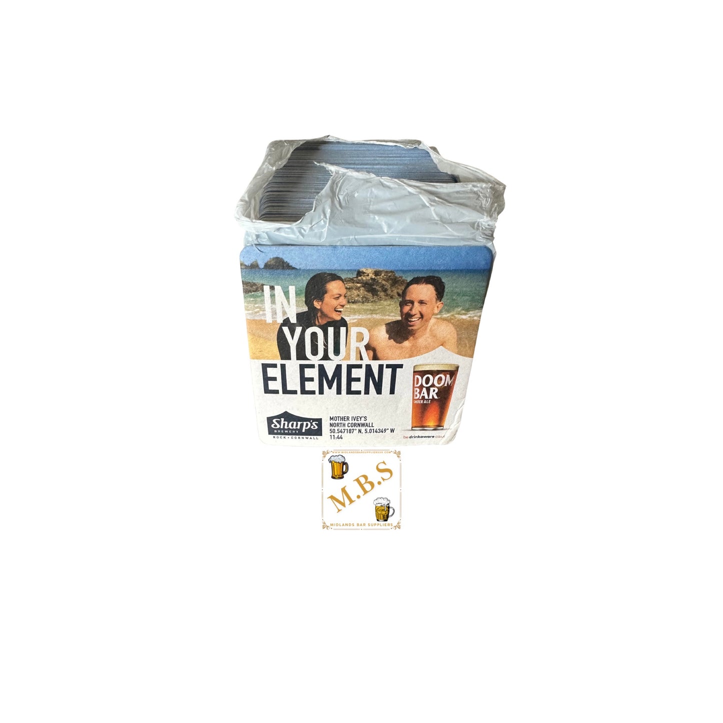 Doom Bar Ale ‘ In Your Element’ Beer Coasters 100 PACK