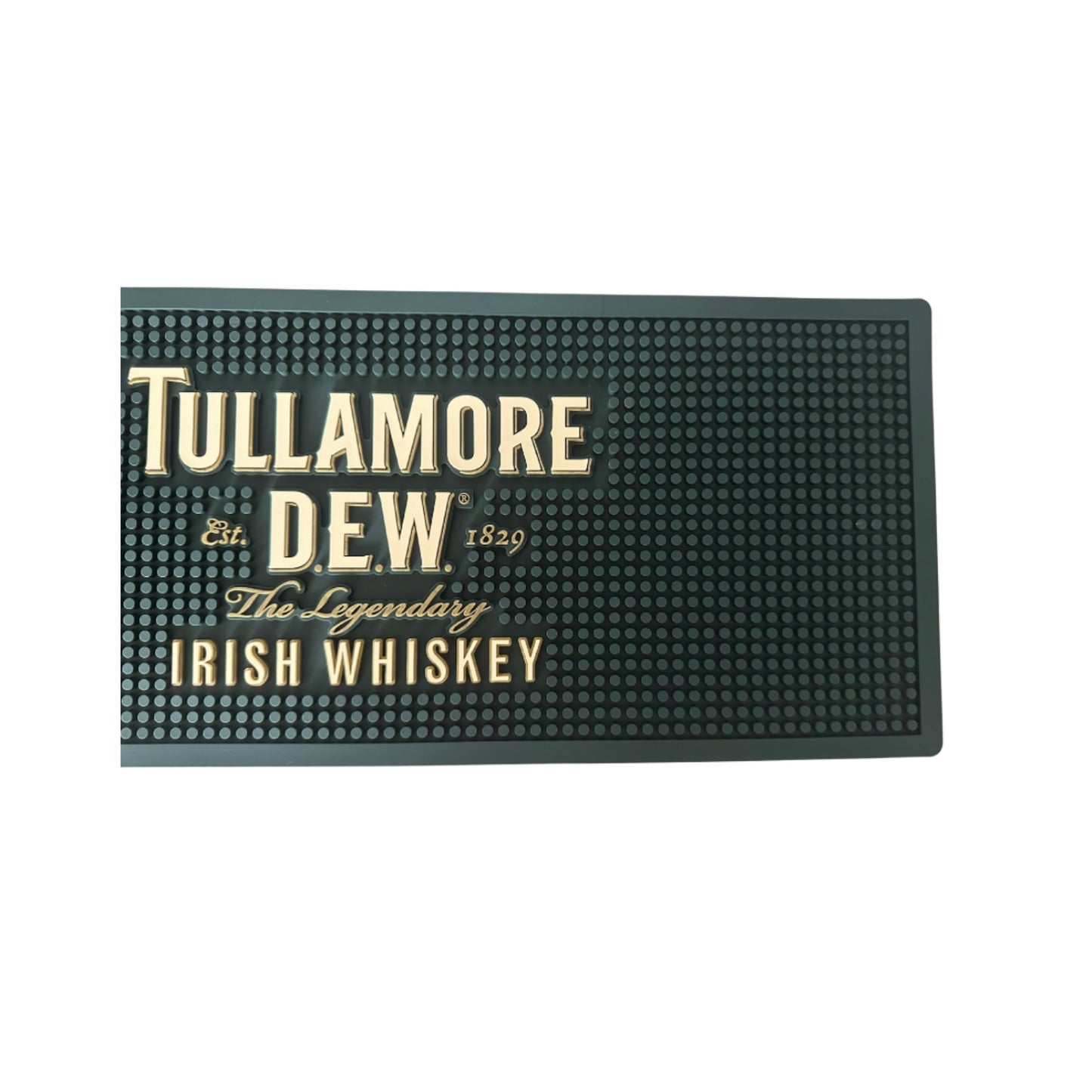 Tullamore Dew Irish Whiskey Rubber Bar Runner 52cm x 20cm