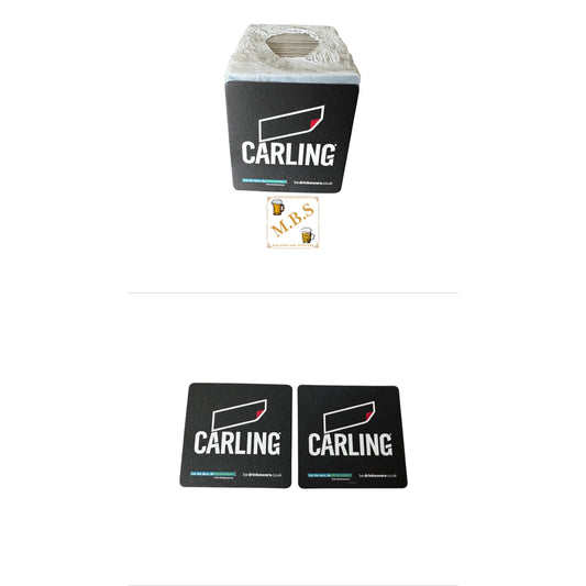 Carling Beer Coasters 100 PACK