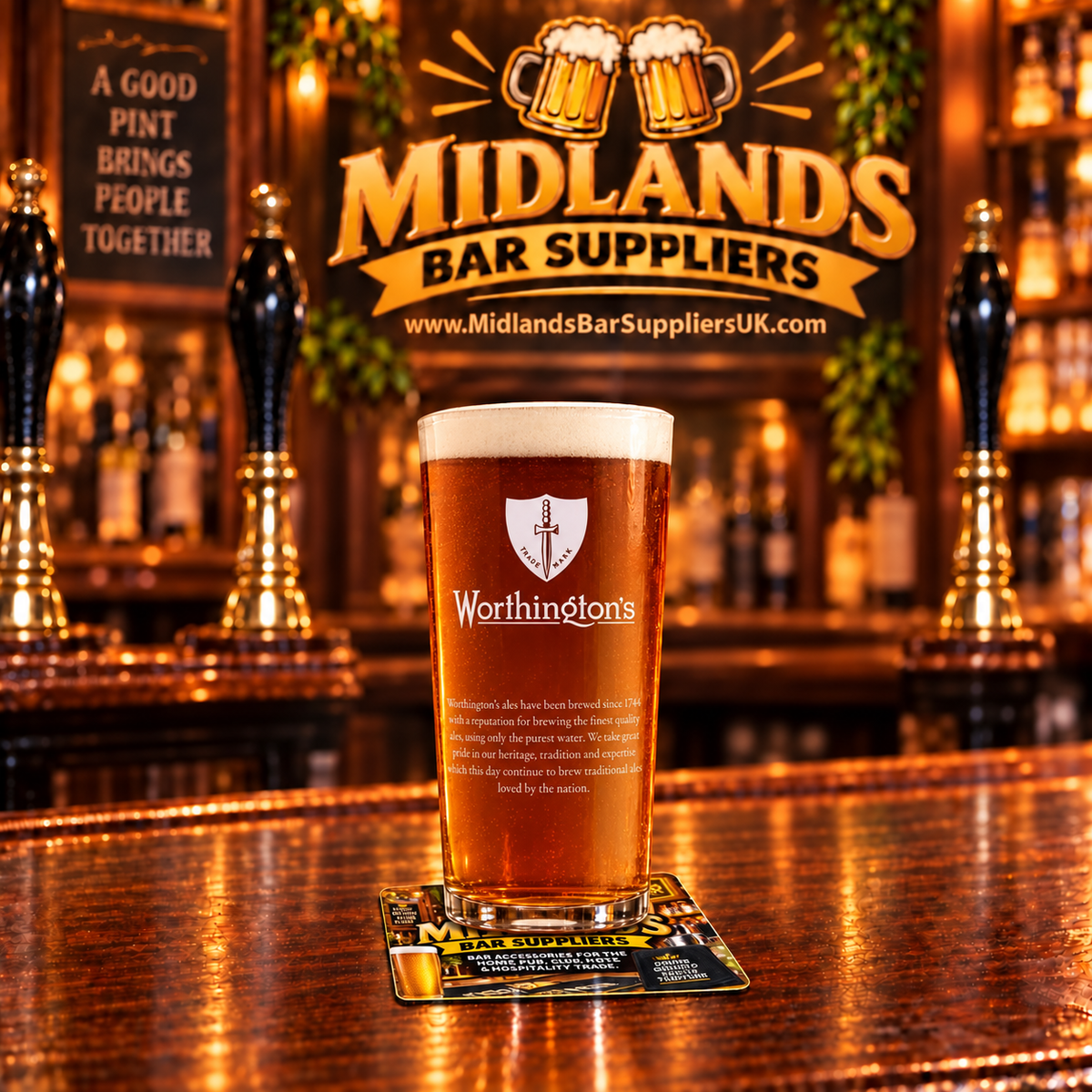 Worthington’s Pint Glass