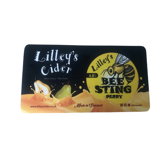 Lilley’s Cider Bee Sting Rubber Bar Runner 40cm X 22cm