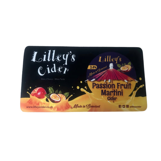 Lilley’s Cider Passion Fruit Martini Rubber Bar Runner 40cm X 22cm