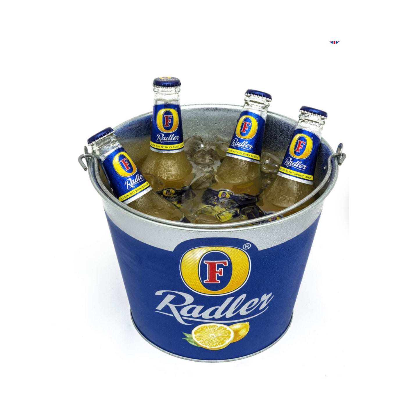 Branded Fosters Radler Metal Ice Bucket / Home Pub Bar / Party / Drinks Cooler