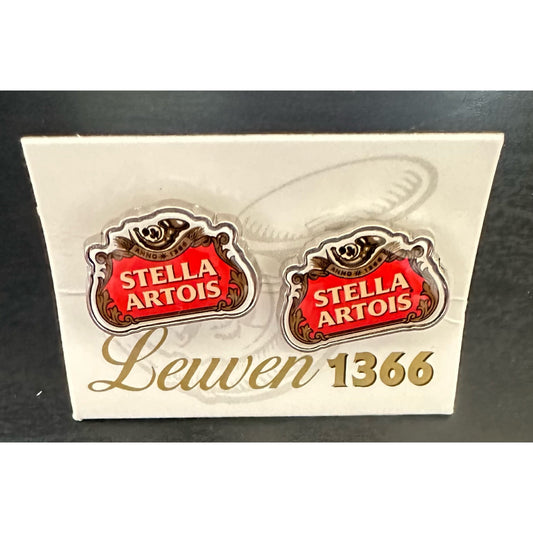 Novelty Beer Silver Stella Cuff Links