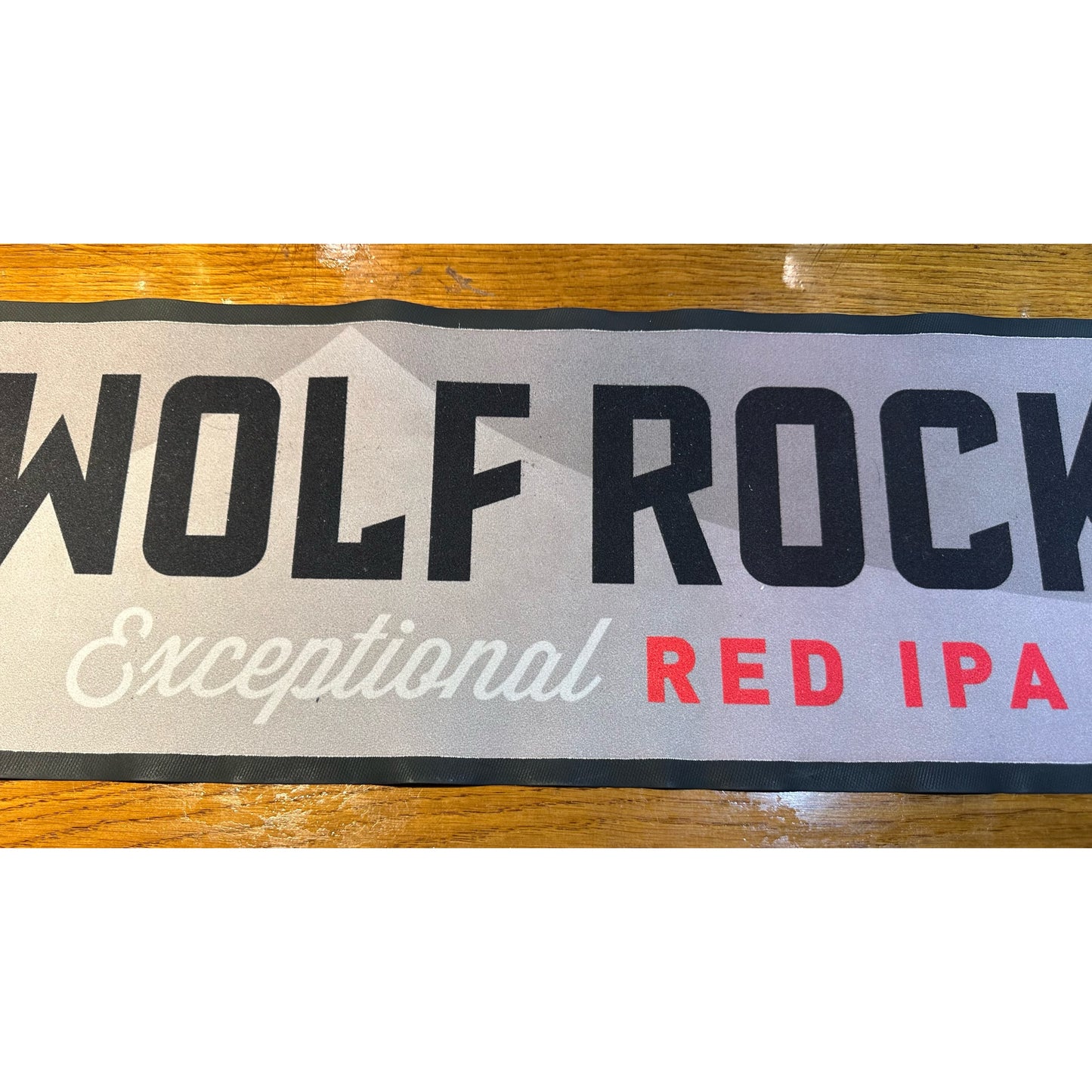Wolf Rock Red IPA Bar Runner 89cm x 24cm