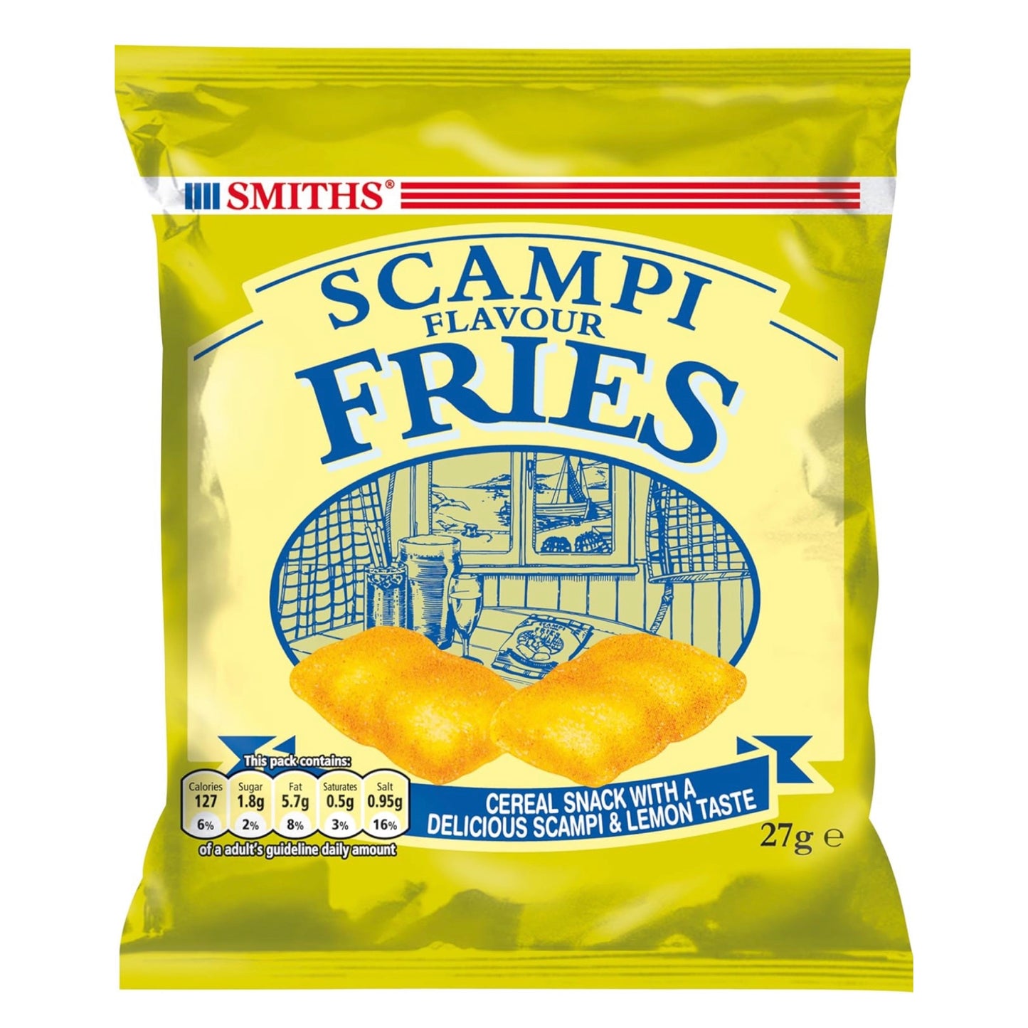 Smiths Scampi Fries Pub Card - 27g (Pack of 24)