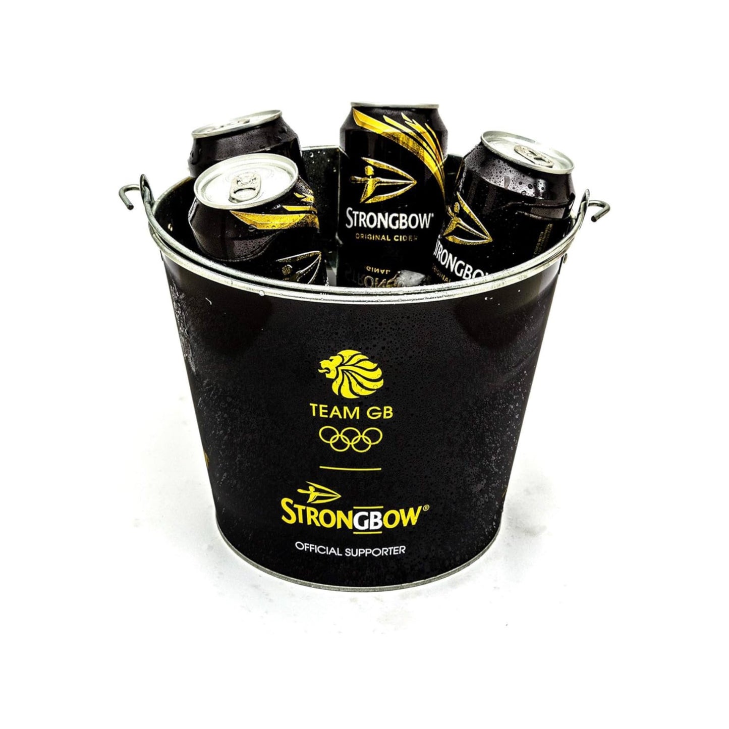 Branded Strongbow Metal Ice Bucket / Home Pub Bar / Party / Drinks Cooler