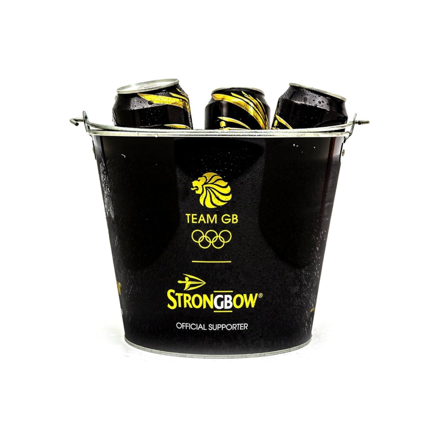 Branded Strongbow Metal Ice Bucket / Home Pub Bar / Party / Drinks Cooler