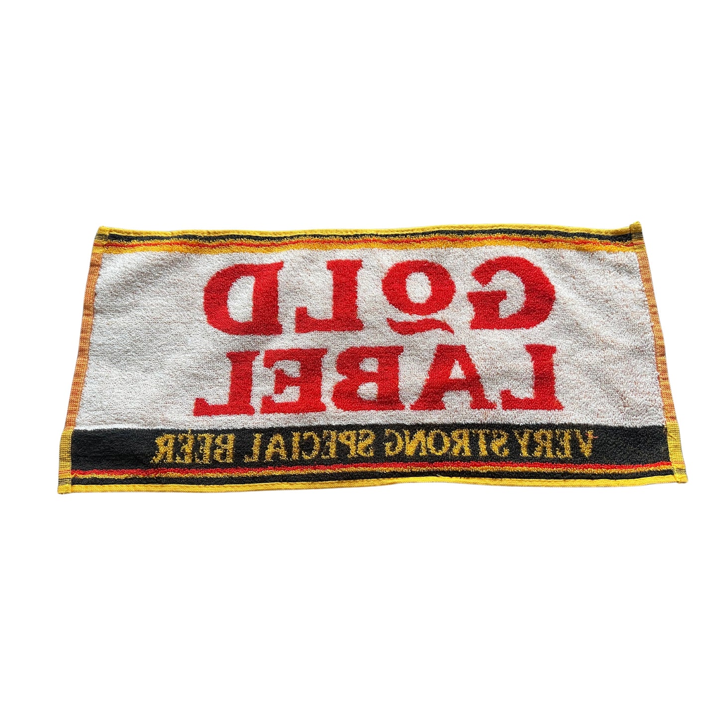 Gold Label Bar Beer Towel