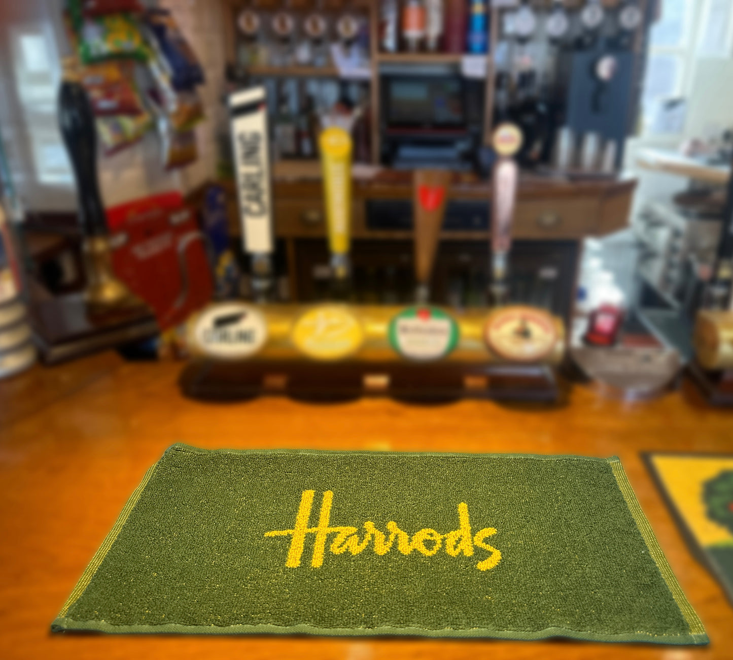 Brand New Harrods Bar Towel