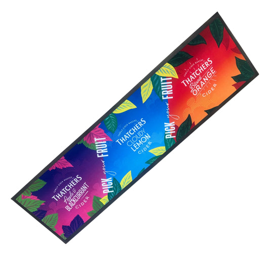 Thatchers Fruit Ciders Rubber Bar Runner 88cm X 24cm