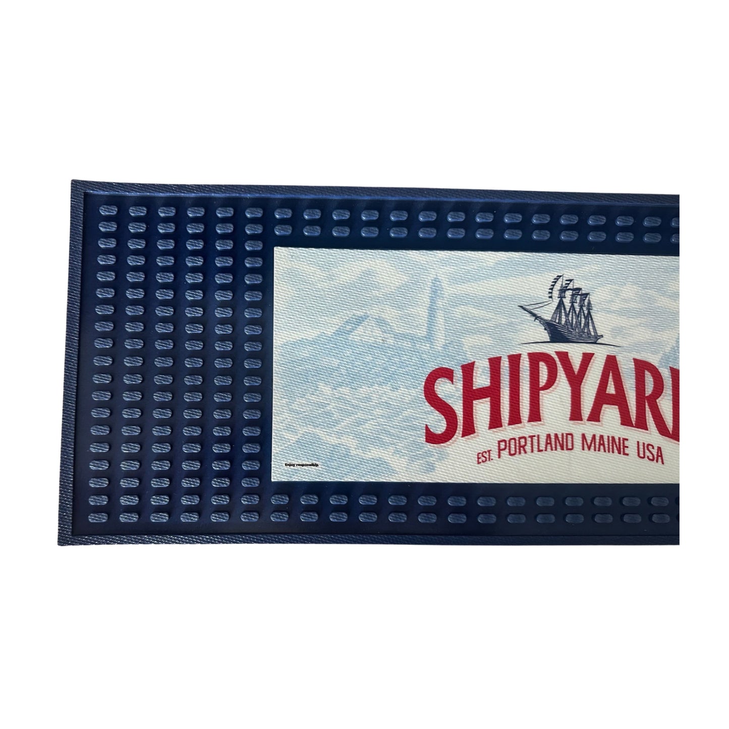 Shipyard Rubber Bar Runner 55cm X 20cm