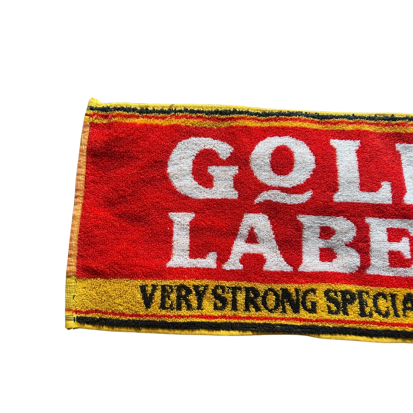 Gold Label Bar Beer Towel
