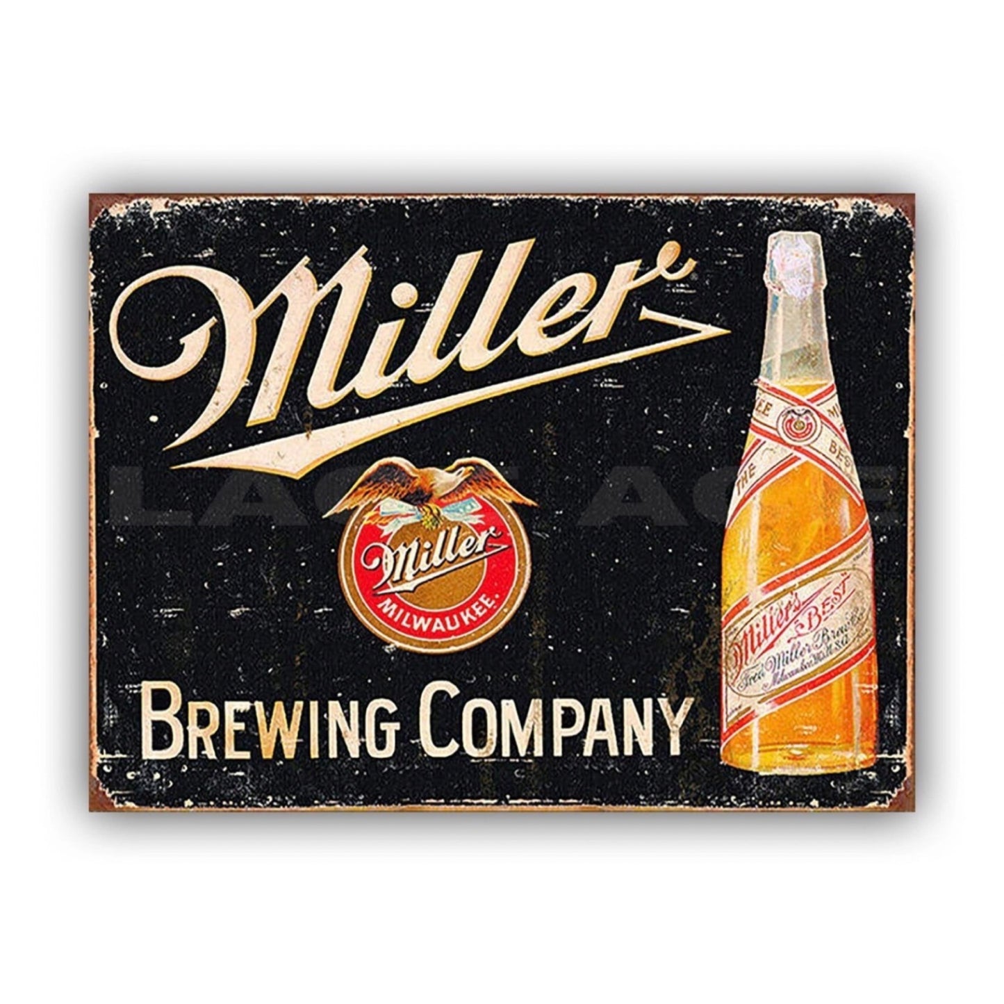 Miller Tin Sign A4 Size