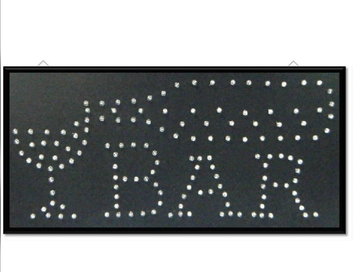 Led Bar Sign Pub Club Window Display Light - Black