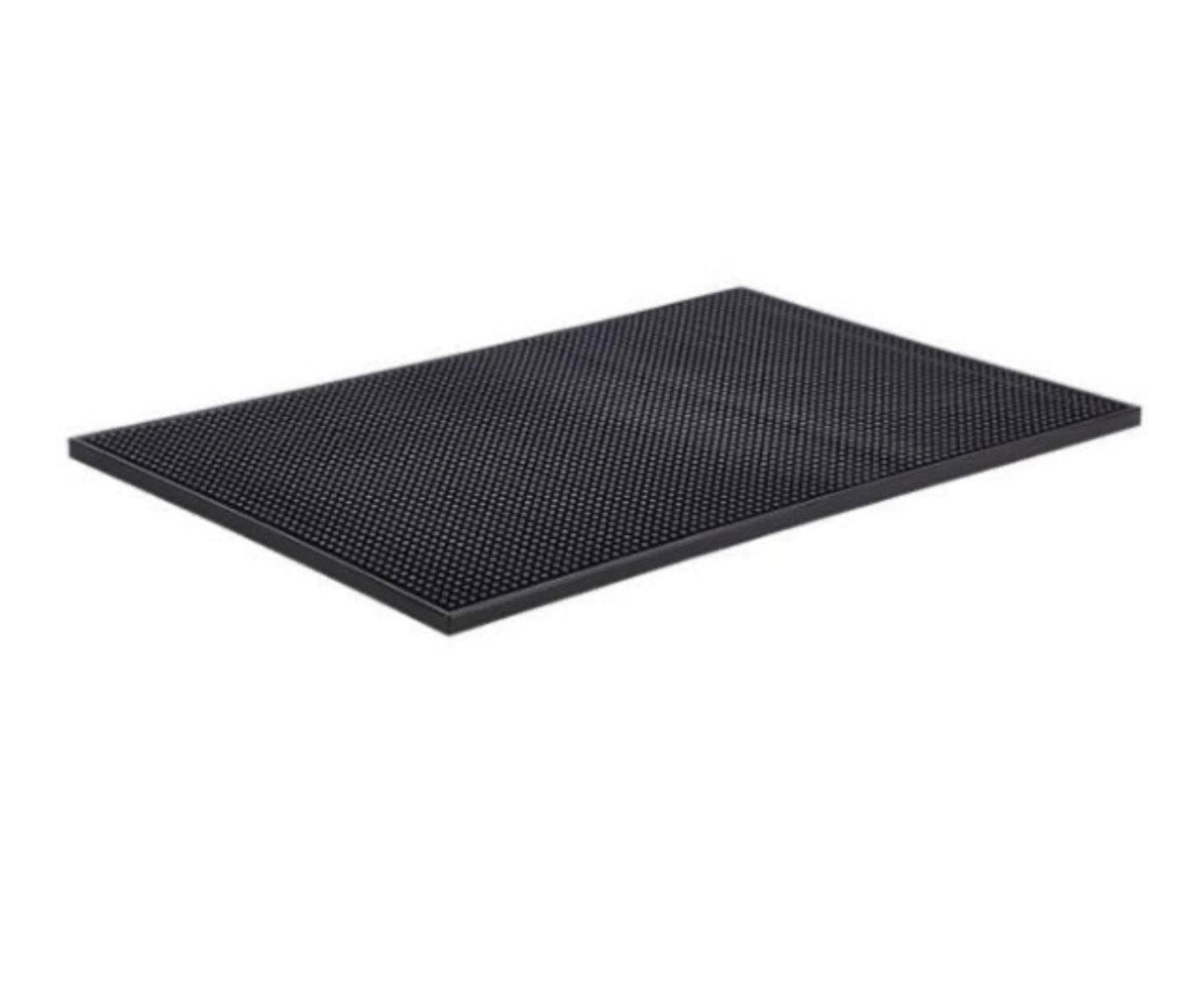 Large Black Rubber Bar Mat 45cm x 30cm