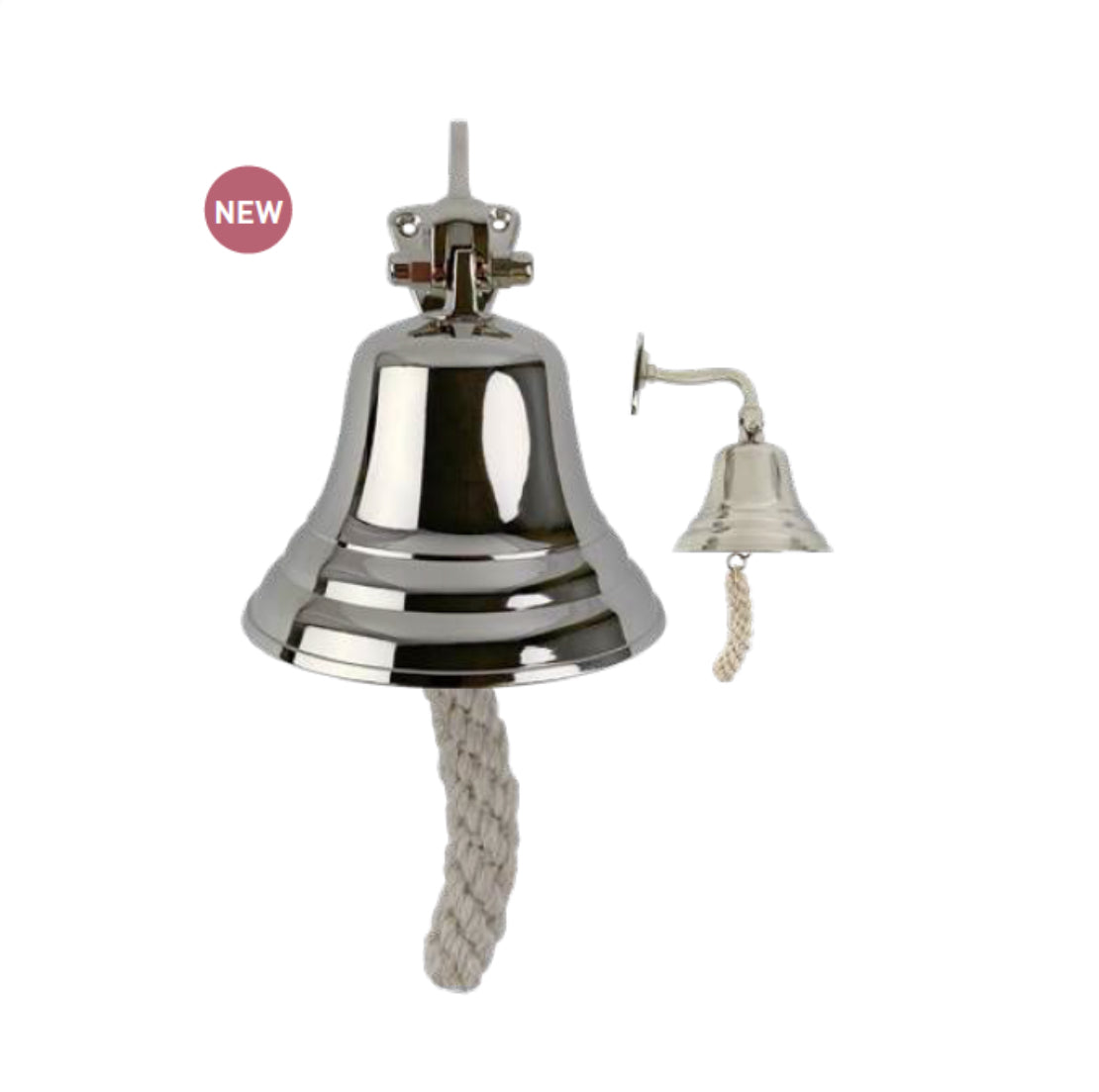 Chrome Ships Bell 4"