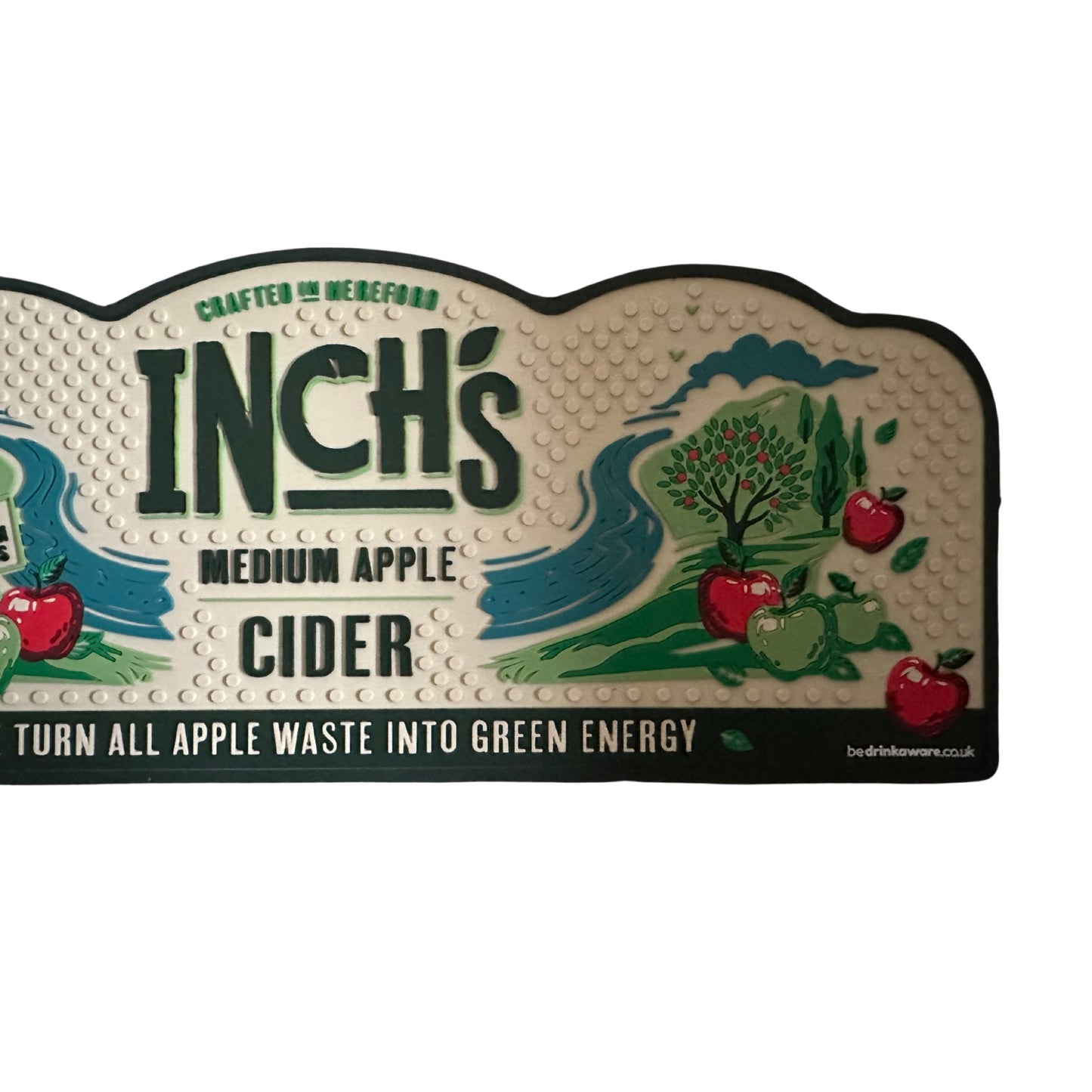 Inch’s Cider Rubber Bar Runner Drip Mat 35cm X 14cm