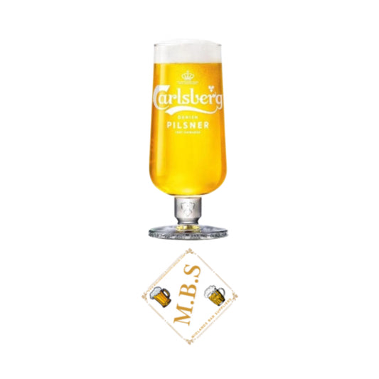 Carlsberg Danish Pilsner Original Pint Glass/Chalice Glass/Glasses/Barware CE Stamped