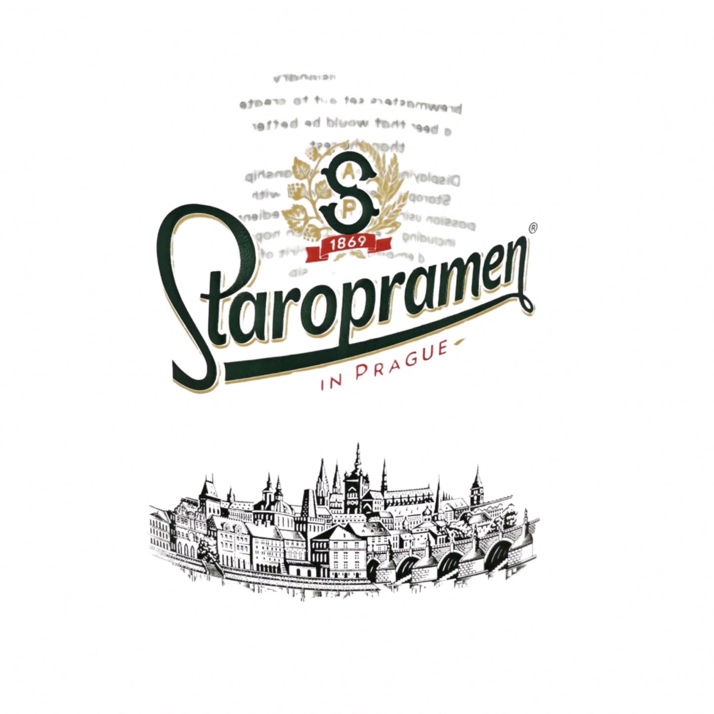 2 X Beer Glasses Staropramen Beer Tankard 570ml Nucleated Tankard CE Marked