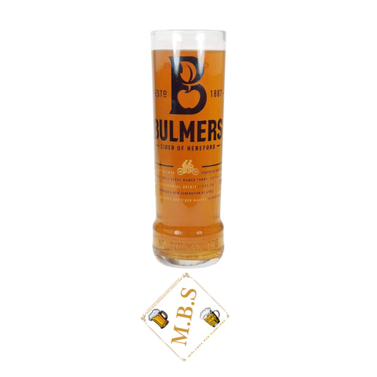 Bulmers Cider Glass 58cl Tall Pint Glass