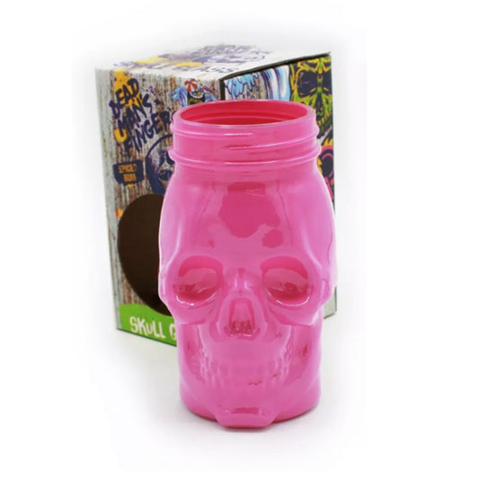 Dead Mans Fingers Skull Glass - Pink Spiced Rum 3/4 pint Brand New Boxed