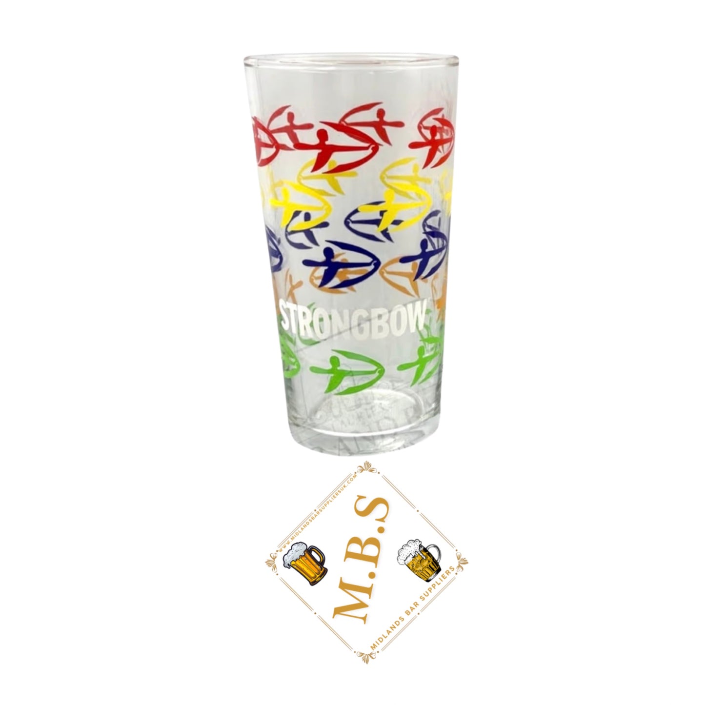 Strongbow Coloured Pint Glass