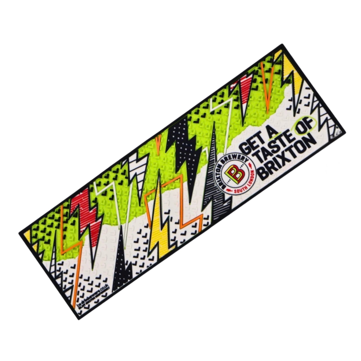 Get A Taste Of Brixton Rubber Bar Runner