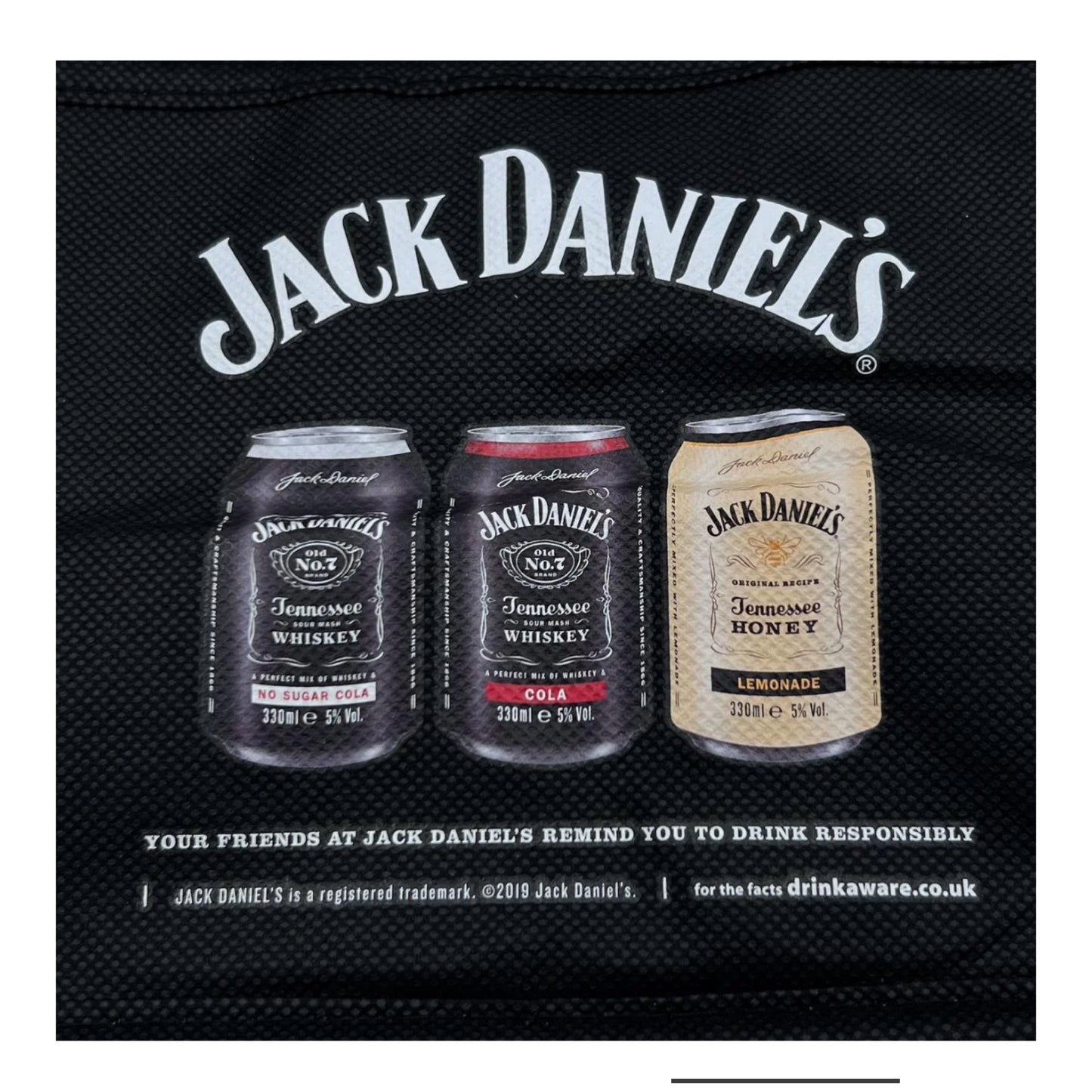 JACK DANIEL’S Classic Whiskey Insulated Cooler Cool Bag