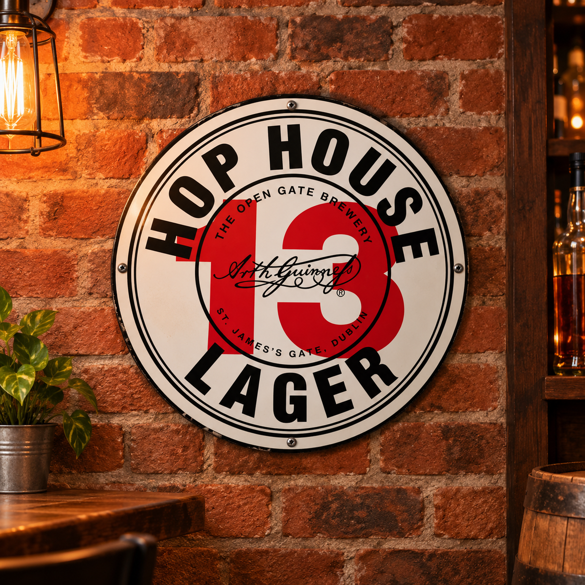 Hop House 13 Tin Sign 30cm x 30cm
